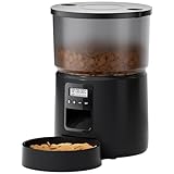 BEMOONY Futterautomat Katze, Katzenfutter Automat mit Programmierbarem Timer, 1-6 Mahlzeiten pro...