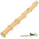 PATKAW Reptil Eckast Natur Waldast mit Saugnapf Holz Terrarium Pflanzen Spielzeugeidechse Kletterast...