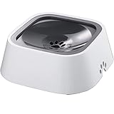 Wassernapf für Hunde, Haustier Auslaufsicherer Wassernapf 1.5L Langsame Trinknapf Wasserspender...