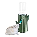 Bucatstate Hamster Trinkflasche mit Ständer, 120 ml Kleintiertränke Auslaufsicher Düse, Hamster...