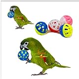 LAVALINK Pet Parrot Spielzeug-Vogel-hohl Bell Ball Für Vögel Chew Fun Käfig Für Sittich...