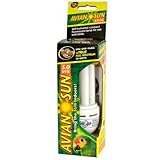 Zoo Med AS-C5E AvianSun 5.0 UVB Volierenlampe für Vögel 26 Watt, fluoreszierende Kompakta und Glas...