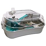 Hamsterkäfig Hamsterhaus Transparent Hamster Haus Gerbils-Spiel-Haus Mit Laufrad Spielzeug Rampen...