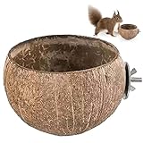 Youxiu Hamsternapf Kokosnussschale Futternapf Meerschweinchen Wassernapf Mit Klemme Für Kleintiere...