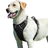Eagloo Hundegeschirr Grosse Hunde, Anti Zug Hundegeschirr mit Reflexstreifen und Kontrolle,...