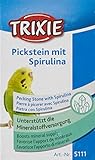 Trixie 5111 Pickstein mit Spirulina für Wellensittiche, Kanarien, 20 g (1er Pack)