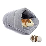 Yicare Meerschweinchen Haus Meerschweinchen Zubehoer Kleine Tier Plüsch Höhle Kuschelbett zum...