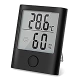 BALDR Thermometer Innen, Digitales Thermo-Hygrometer Innen für Raumklimakontrolle Klima Monitor,...