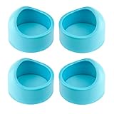 XINMEIWEN 4Pack Hamsternapf Hamsterfutterschale Keramik Kleintierschale Wasserschale Futterautomat...