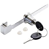 Zahnstangenschloss, Sliding Glass Door Ratchet Lock, Vitrinenschloss Terrariumschloss...