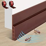 AiQInu Zugluftstopper für Türen,2er-Set Selbstklebend Ersatzdichtung,Zuschneidbare...