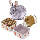 JanYoo Meerschweinchen Napf Zubehoer Käfig Futternapf Fressnapf Tränke Kaninchen Näpfe...