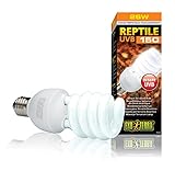 Exo Terra Reptile UVB 150, Wüstenterrarien Lampe, Kompakte UVB Lampe für in der Wüste lebende...