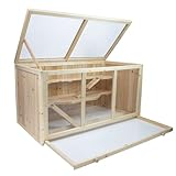 Maxi Hamsterkäfig Kleintierkäfig Kleintierstall Holzkäfig Nagerstall Mäusekäfig Nagerkäfig...