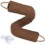 LONAGE Tür-Zugluftstopper, 92,7 cm, 1 kg, robuster Zugluftstopper unter der Tür, mit Hakenband,...