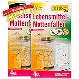 inseko 8 x Lebensmittelmotten Falle I insektizidfrei und geruchlos I Made in Germany (8)