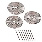 G&M only Blumentopfschutz, braun, 3-er Set (26cm Durchmesse)