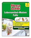Nexa Lotte Lebensmittel-Motten Falle, Mottenbekämpfung, insektizidfreie Klebefalle gegen...