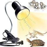 Schildkröten Wärmelampe Reptilien Terrarium Lampe, 25W 50W Reptilien Heizlampe UV Wärmespotlampe...