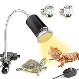 NANEEZOO Schildkröten Wärmelampe - Reptilien Terrarium Lampe 25W Reptilien Heizlampe UV...