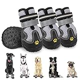 Eyein Hundeschuhe Pfotenschutz, atmungsaktiv Mesh Hundestiefel mit Reflektierenden für kleine,...
