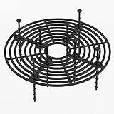 ENLACE Blumentopfgitter Pflanzenschutzgitter Schwarzer Blumentopf Bodenschutz bis zu 30 cm...