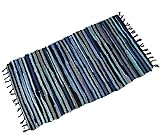 Famibay Teppiche Bereich Teppich Chindi Recycelt Baumwolle Teppich Mehrfarbig Flickenteppich für...