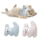 Aibuddy Katzenminze-Spielzeug, Katzen-Kauspielzeug mit Glocke, bissfest, Katzenminze, Spielzeug für...