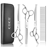 Hundeschere, CIICII Profi 6,5 Zoll Fellschere Hunde Set (Katzen Hundepflege Effilierschere &...