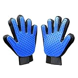 barf-alarm 2er Set Fellpflegehandschuh Katze & Hund - Fellhandschuhe Handschuh Katzenhaare &...