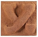 TropicShop Rückwand aus Natur Kokos/Kokosfaserrückwand - Kokosfaser Terrarium Rückwand mit...